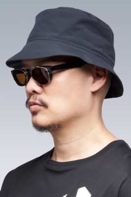 Acronym FC3-GT Gore-Tex Bucket Black Jungle Hat | LEAF Acronym FC3-GT Gore-Tex Bucket Black Jungle Hat | LEAF
