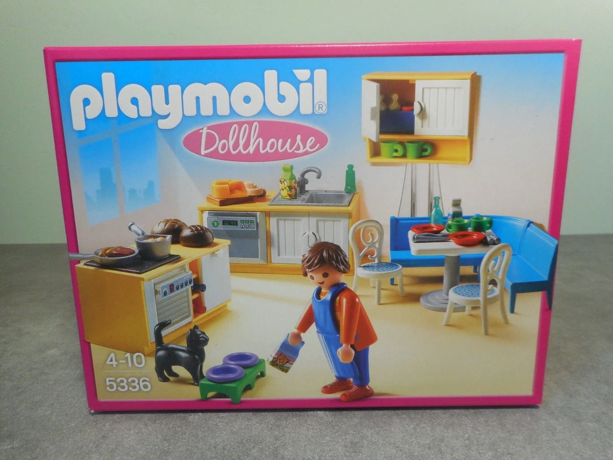 PLAYMOBIL Cuisine avec coin repas - 5336 pas cher - Playmobil - Achat moins  cher