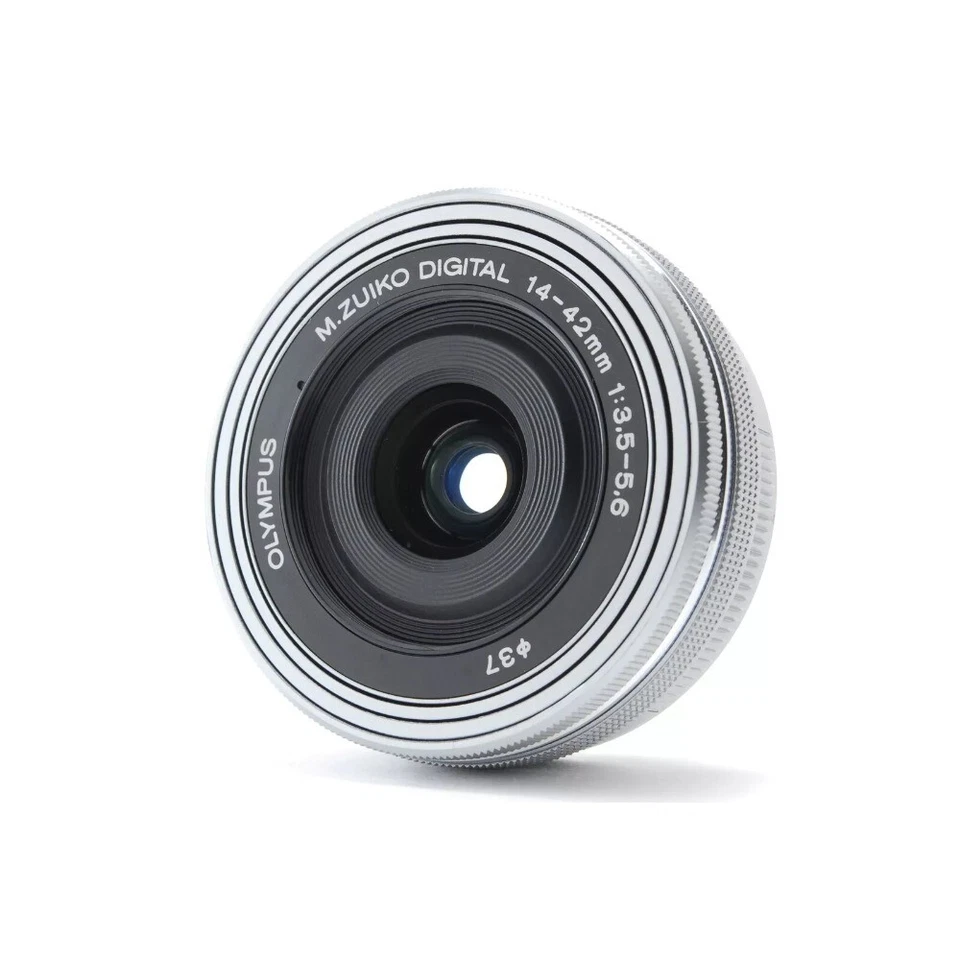 Olympus M.Zuiko Digital ED 14-42mm f/3.5-5.6 EZ Lens Silver Near Mint Auto Focus - Image 3 of 4