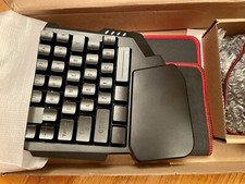 MFTEK One Hand Gaming Keyboard and Mouse Combo, RGB Rainbow Backlit