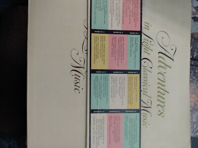 Festival of Light Classical Music 12 Vinyl Records LP 33 Box Set