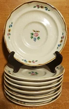 International China MARMALADE Saucer set of 8, 8868, Excellent