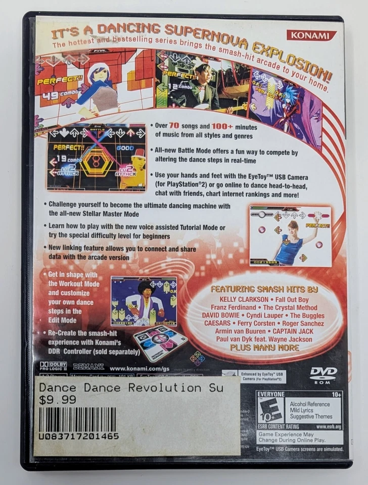 Dance Dance Revolution: SuperNova (2006) - Konami - PS2 - No Booklet - Image 3 of 4