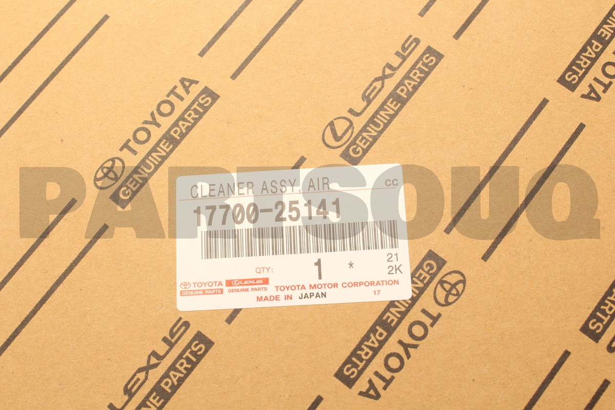1770025141 Genuine Toyota CLEANER ASSY AIR 17700-25141 | eBay