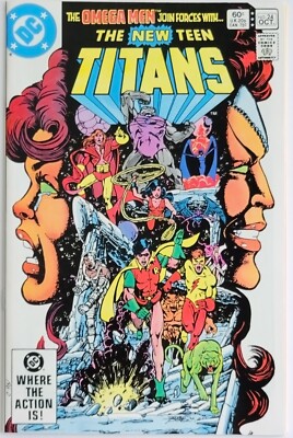 New Teen Titans #24 (1982) Vintage Key Comic, 1st Appearance of X'Hal