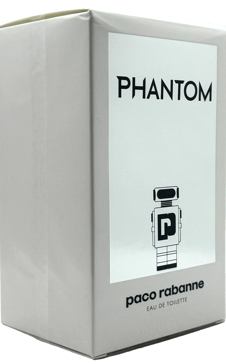 PACO RABANNE PHANTOM EAU DE TOILETTE SPRAY FOR MEN 3.4 Oz / 100 ml