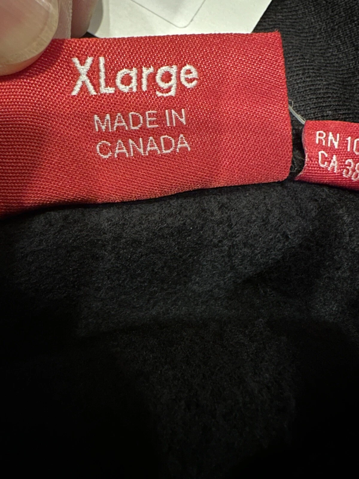 Felpa con cappuccio 100% autentica Supreme Gradient nera XL FW18 taglia extra large