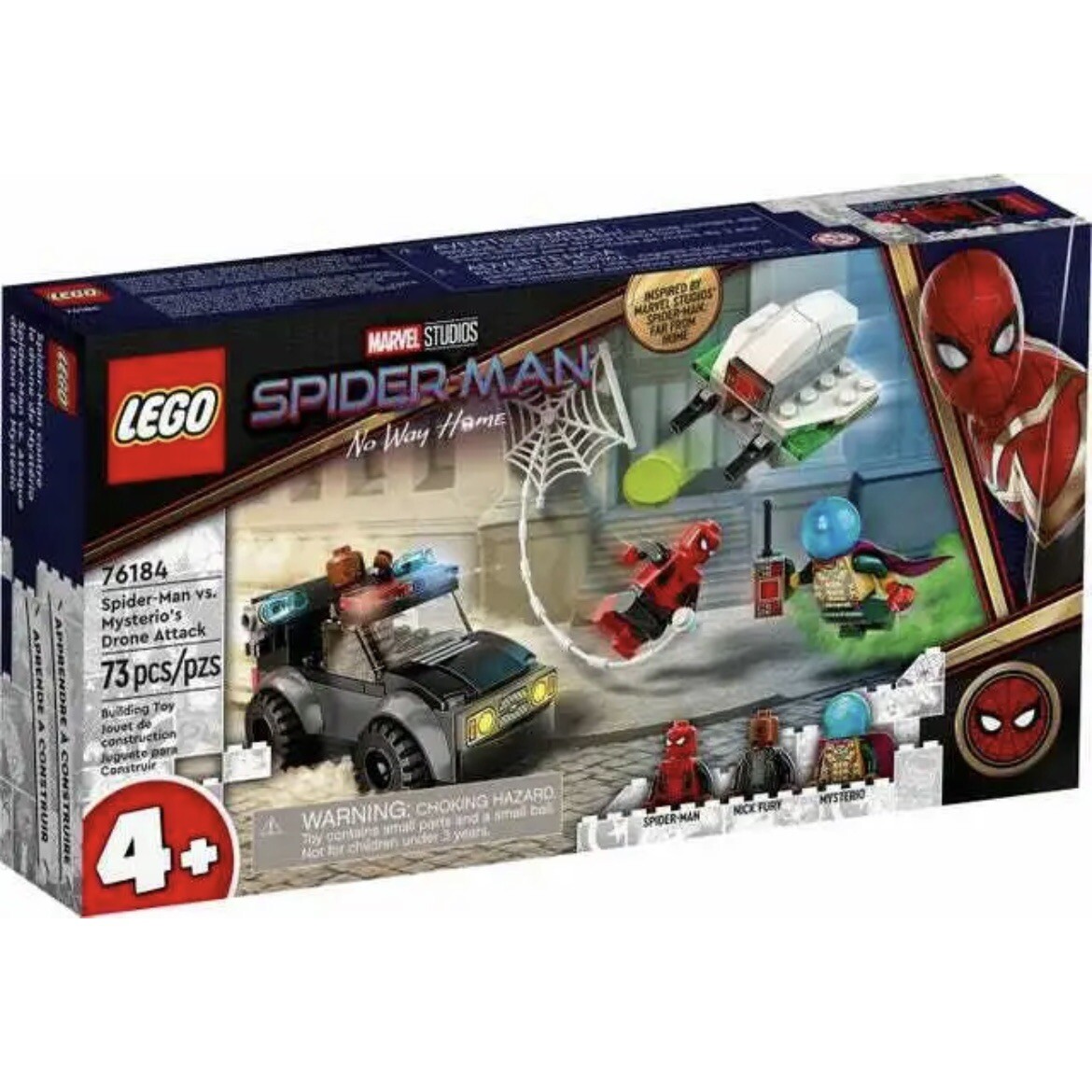 LEGO 76184 Spider-Man  vs Mysterio Drone Attack Set
