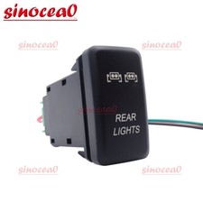 For Toyota Blue Led Rear Lights Switch Push Button Tacoma Fj Cruiser 4runner 12v