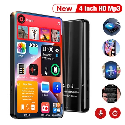 16GB MP3 Player Bluetooth 5.2 Full Screen HIFI Sport Music FM MP4 Video Player