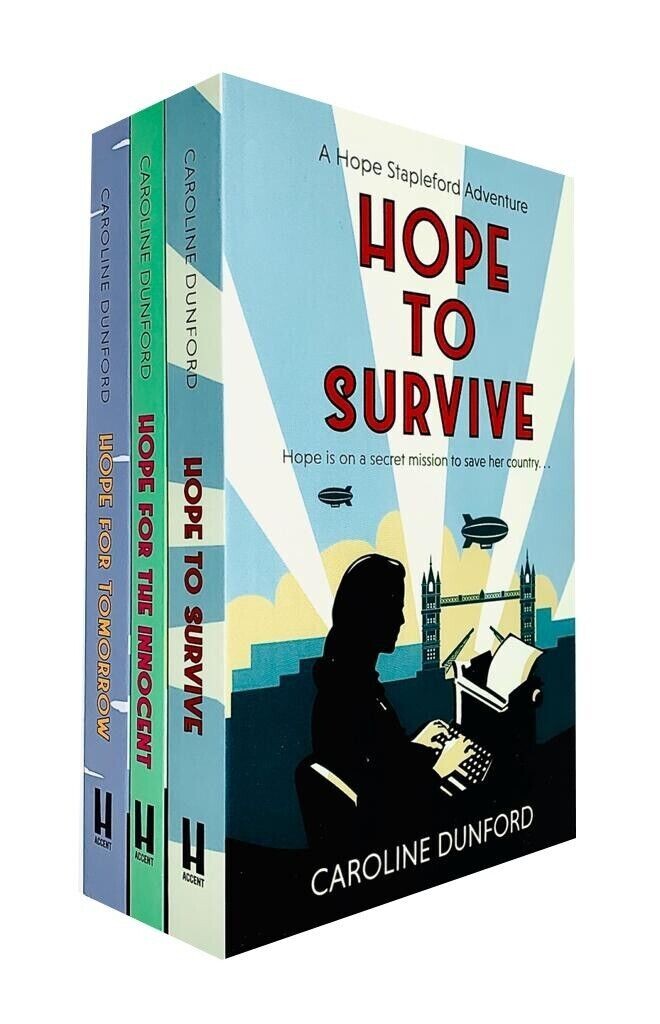 Hope Stapleford Mystery Series 3 Books Collection Set by Caroline Dunford NEW