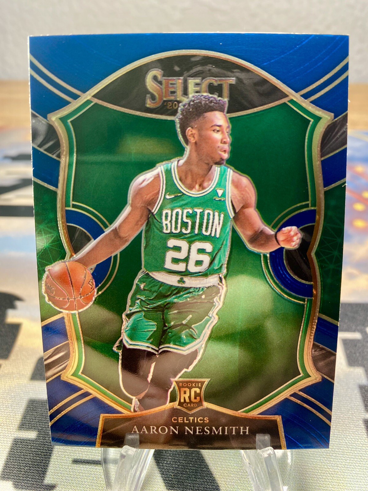 2020-21 Aaron Nesmith Panini Select Retail Blue Rookie Card #74 Indiana Pacers