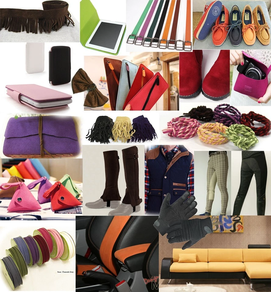 1.4MM PU Imprägnierung Polyamide Wildlederimitat Kunstleder Chamude Ultrasuede - Bild 4 von 4