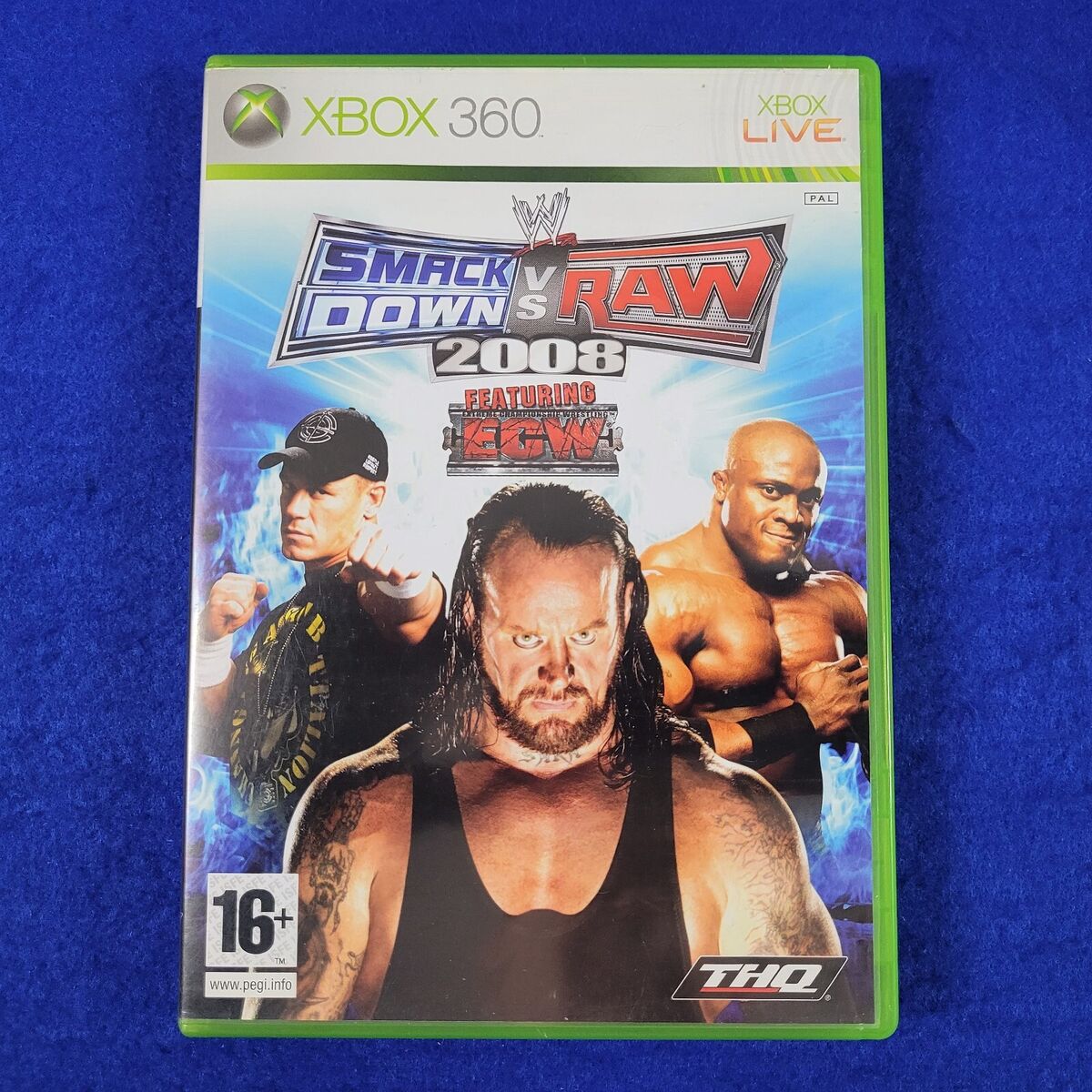 xbox 360 WWE SMACKDOWN VS RAW 2010 (Works On US Consoles) Region Free NI