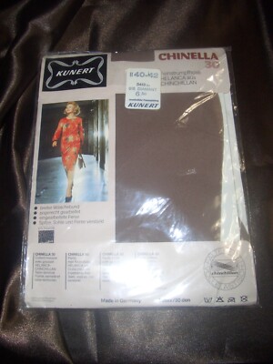 Vintage Retro KUNERT Chinella Helanca Strumpfhose Gr. 40-42 diamant 30 den OVP