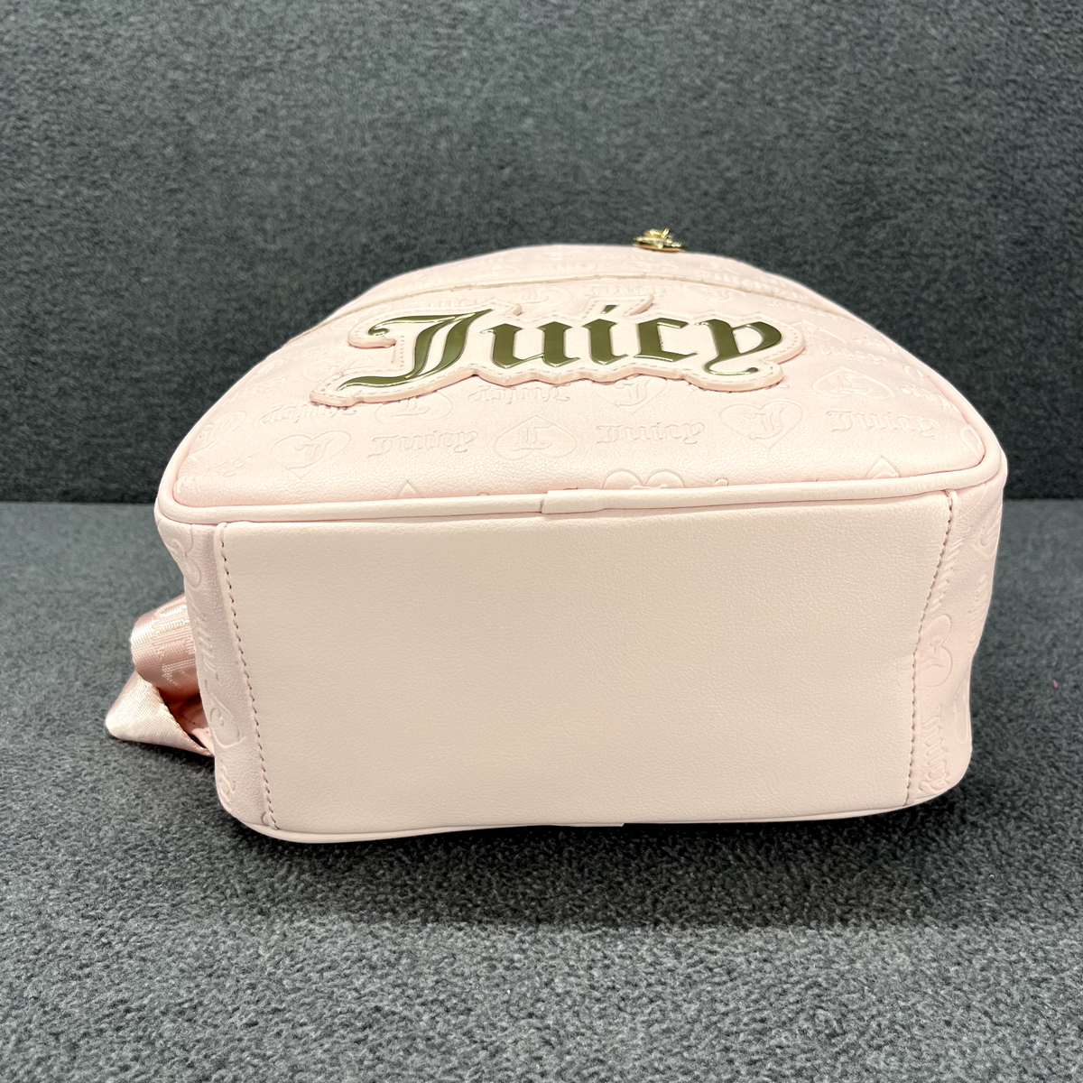 Juicy Couture Backpack Medium Powder blush pink gold Logo | eBay display picture 3