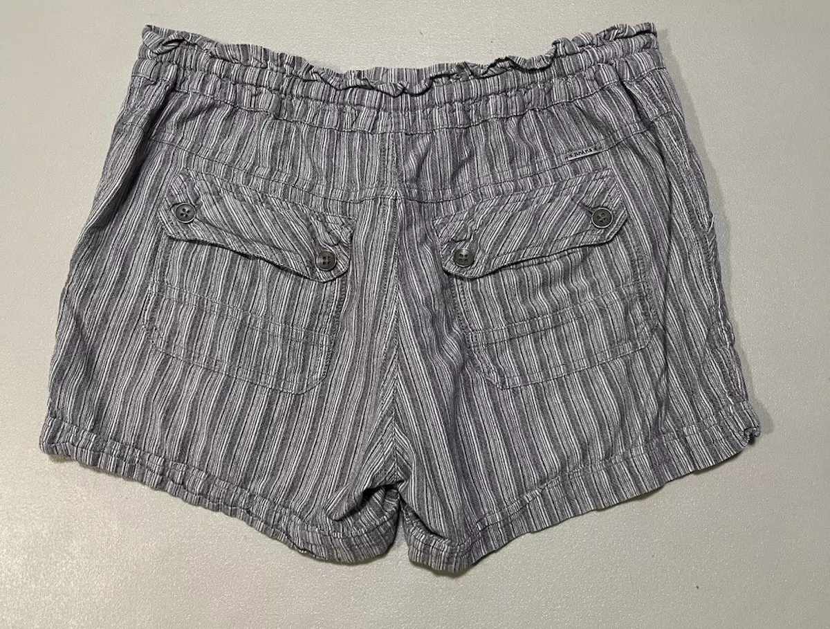 prana breathe casual elastic drawstring waist shorts