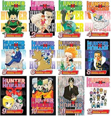 Hunter x Hunter Manga Set volume 1-12 by Yoshihiro Togashi | eBay