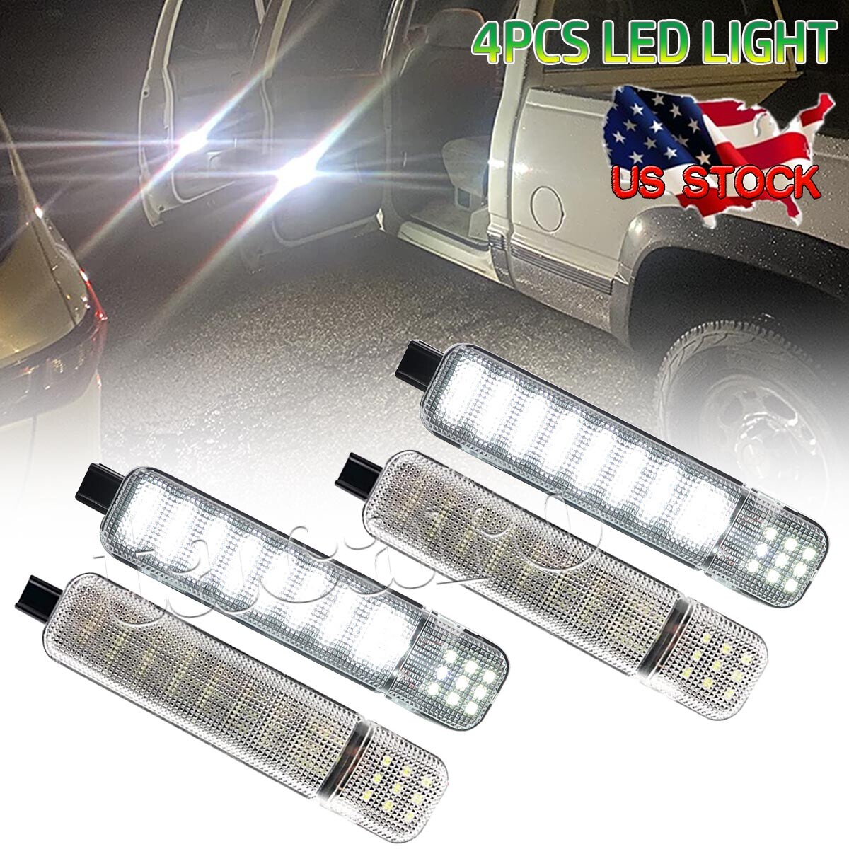 Light Bulbs & LEDs For GMC Sierra 1500 4-Pack LED Door Courtesy Lights ...