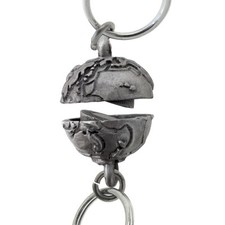 Planet Earth Geology 2-part Valet Keychain