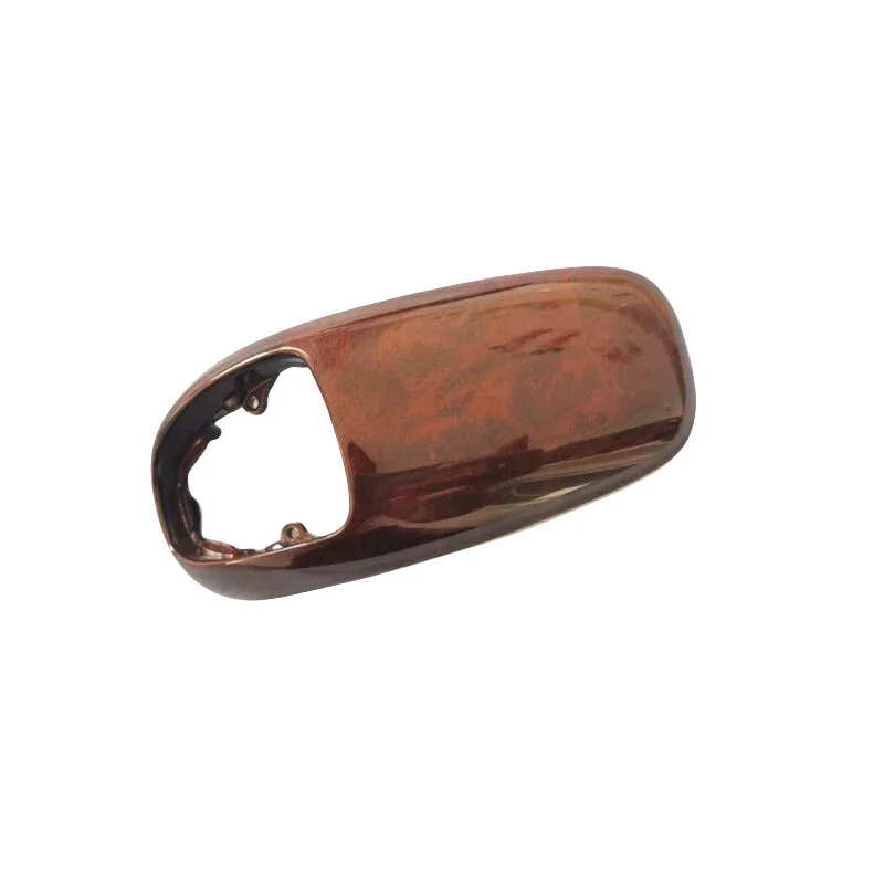 Gear Shift Knob Lever Handl Cover Wood Color For Audi A8 S8 D4 Quattro 2010-2017 Foto 3 de 4