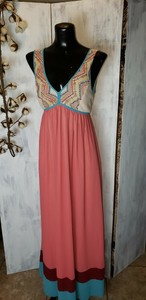 boho embroidered maxi dress