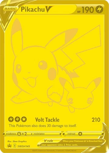 Pikachu V SWSH145 SWSH: Sword & Shield Promo Cards