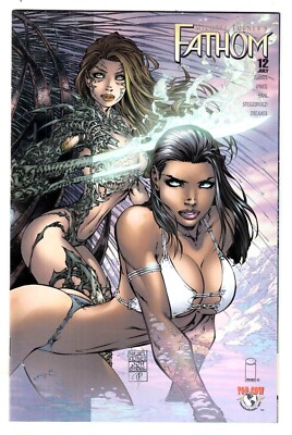 FATHOM #12 NM 9.4/NM+ 9.6 WRAPAROUND HOLOCHROME COVER WITCHBLADE APP.  2000