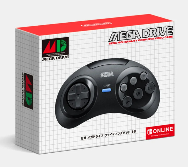 SEGA Mega Drive Fighting Pad 6B Controller Nintendo Switch Online Japan