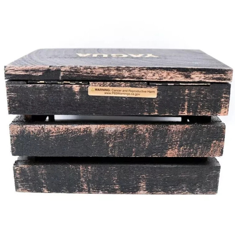 JC Newman Yagua Empty Wooden Cigar Box 7.75" x 5.5" x 4.75"