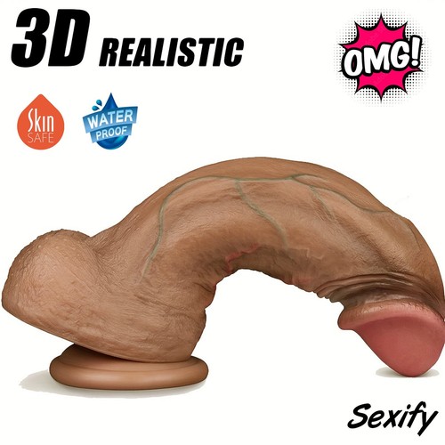 XXXL BIG Dildo Dong Realistic Fat Massive Thick Extra Large HUGE Adult Sex Toy - Picture 12 of 24