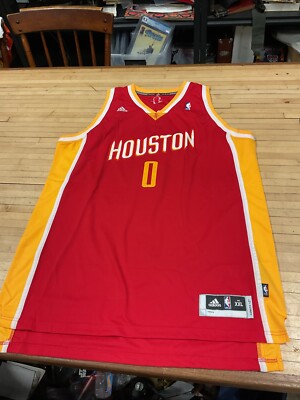 Mens Adidas Aaron Brooks #0 Jersey Houston Rockets Size XXL +2 Length NWT