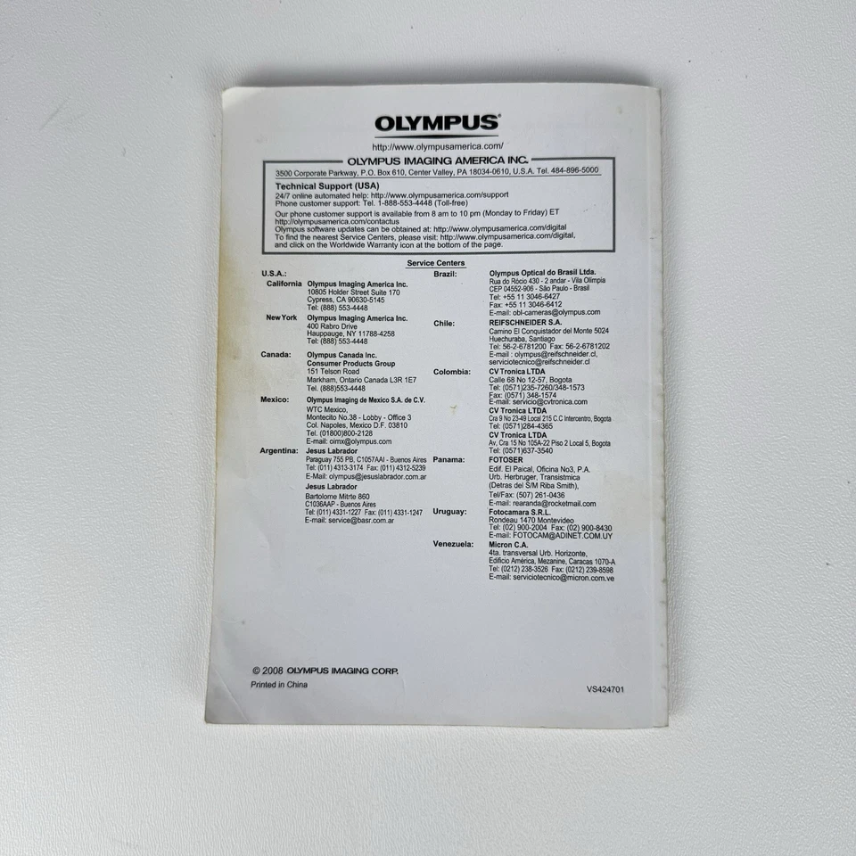 Manual de instrucciones de cámara digital Olympus Stylus 840 83 páginas 2008 Foto 2 de 2