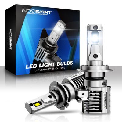 2x H7 LED Headlight Bulb Kit High Low Beam 80W 18000LM Super Bright 6500K White