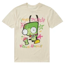 Invader Zim GIR I Want Tacos Funny T-Shirt S-5XL