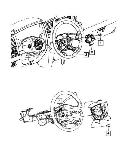 Amortiguador del volante delantero para Ram 1500 Classic 2010-2019 (N/P 5057613AH)