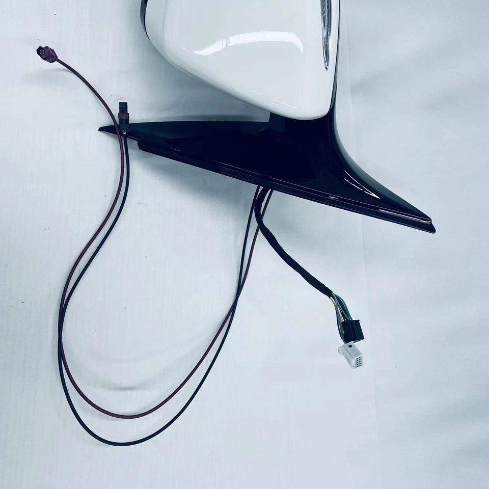 Espejo retrovisor lateral del conductor del coche W213 para Mercedes Benz clase E E300 blanco izquierdo 2016+ Foto 3 de 4