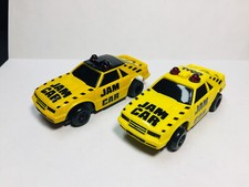 TYCO TCR PAIR JAM CAR MUSTANGS Yel/ Black  Butterscotch/Black  NEW Aurora AFX