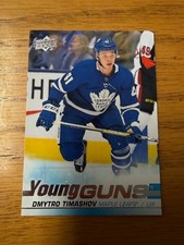 2019-20 Dmytro Timashov Upper Deck Young Guns rookie hockey card #460 - Leafs