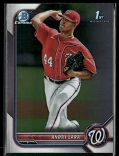 Andry Lara 2022 Bowman #BCP-70 Washington Nationals