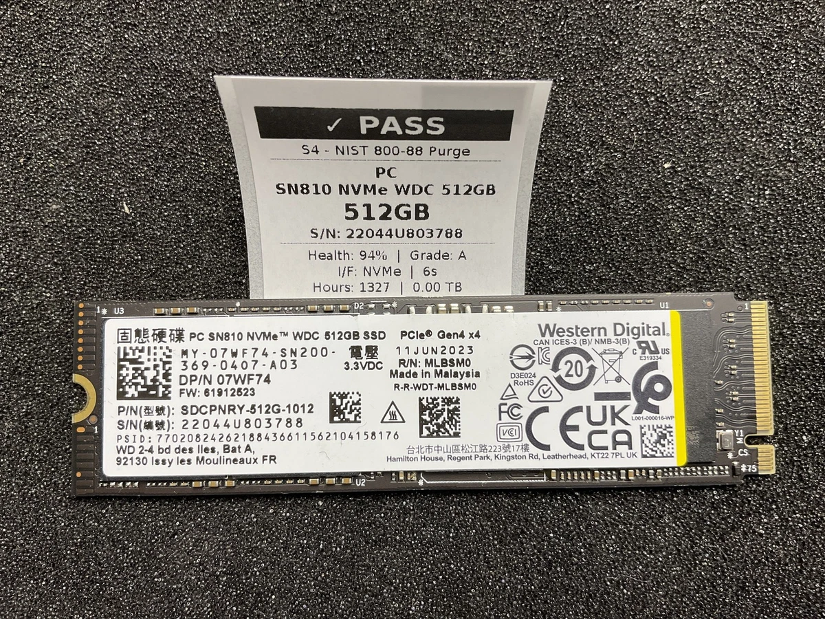 Western Digital M.2 Interface 512 GB Solid State Drives for sale