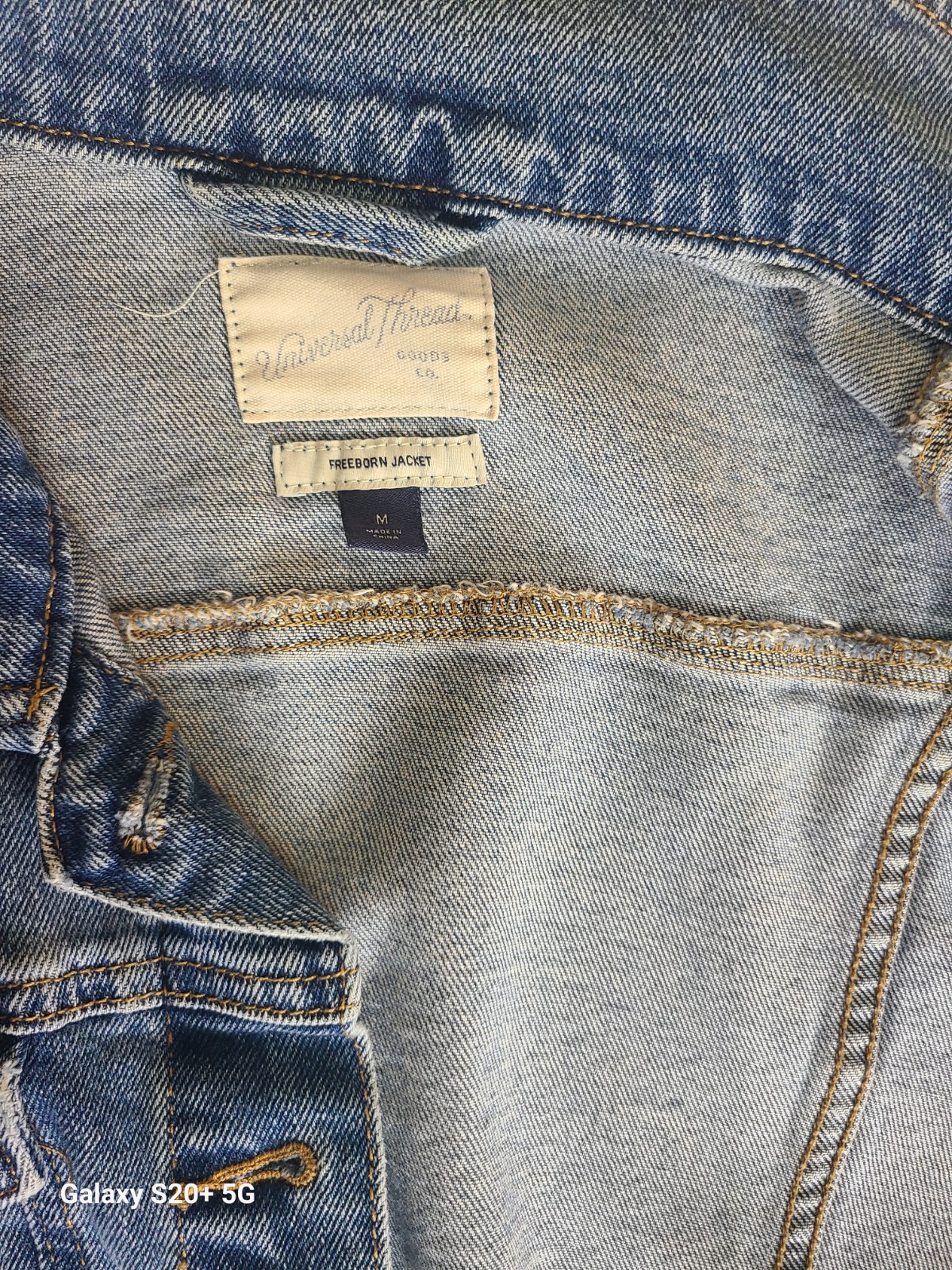 Universal Thread Freeborn Jacket Blue Collared Bu… - image 5