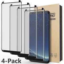 2/4-Pack HD Screen Protector For Samsung Galaxy S8 Plus Privacy Tempered Glass