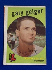 ⚾ 1959 Topps Baseball Base Card #521 Gary GEIGER - High Number ⚾