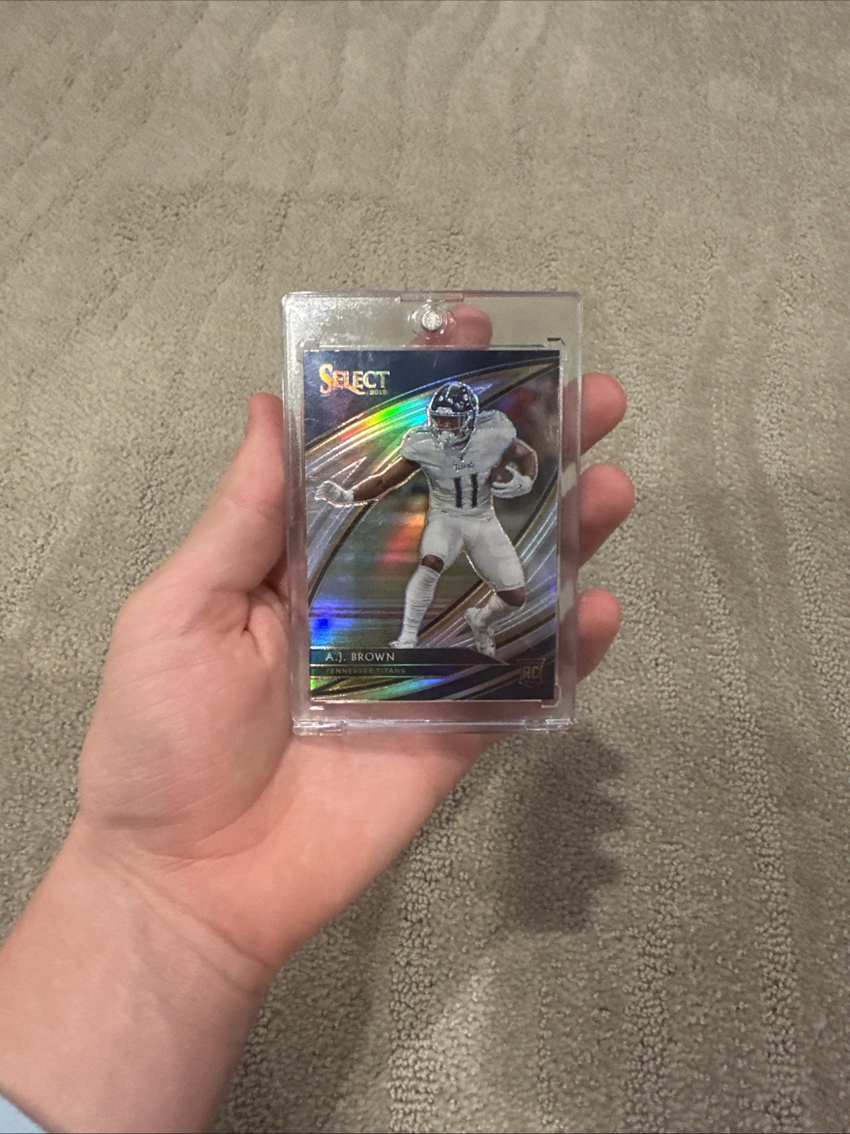 2019 Panini Select - Field Level A.J. Brown #278 Silver Prizm (RC)