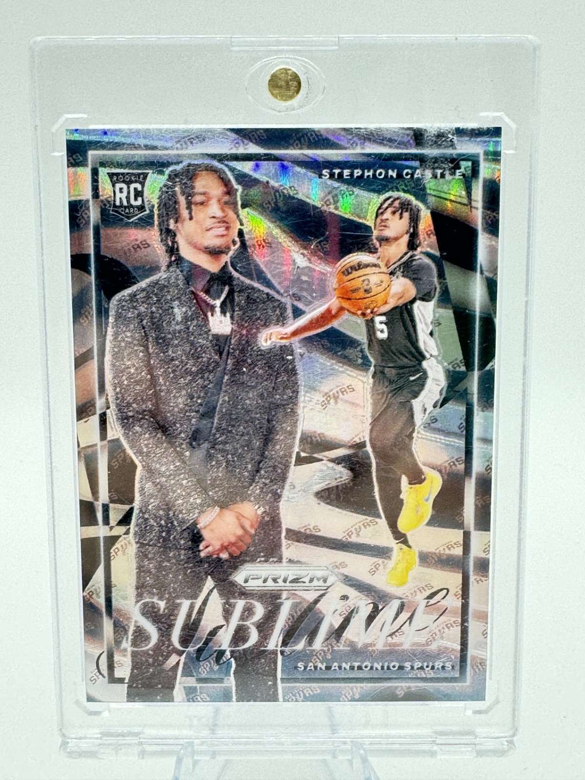 2024 Stephon Castle Prizm Sublime Rookie Case Hit SSP RC