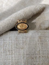 Vtg FARMERS TELEPHONE COOP 10k Gold Filled 25 Year Service Employee Award Pin