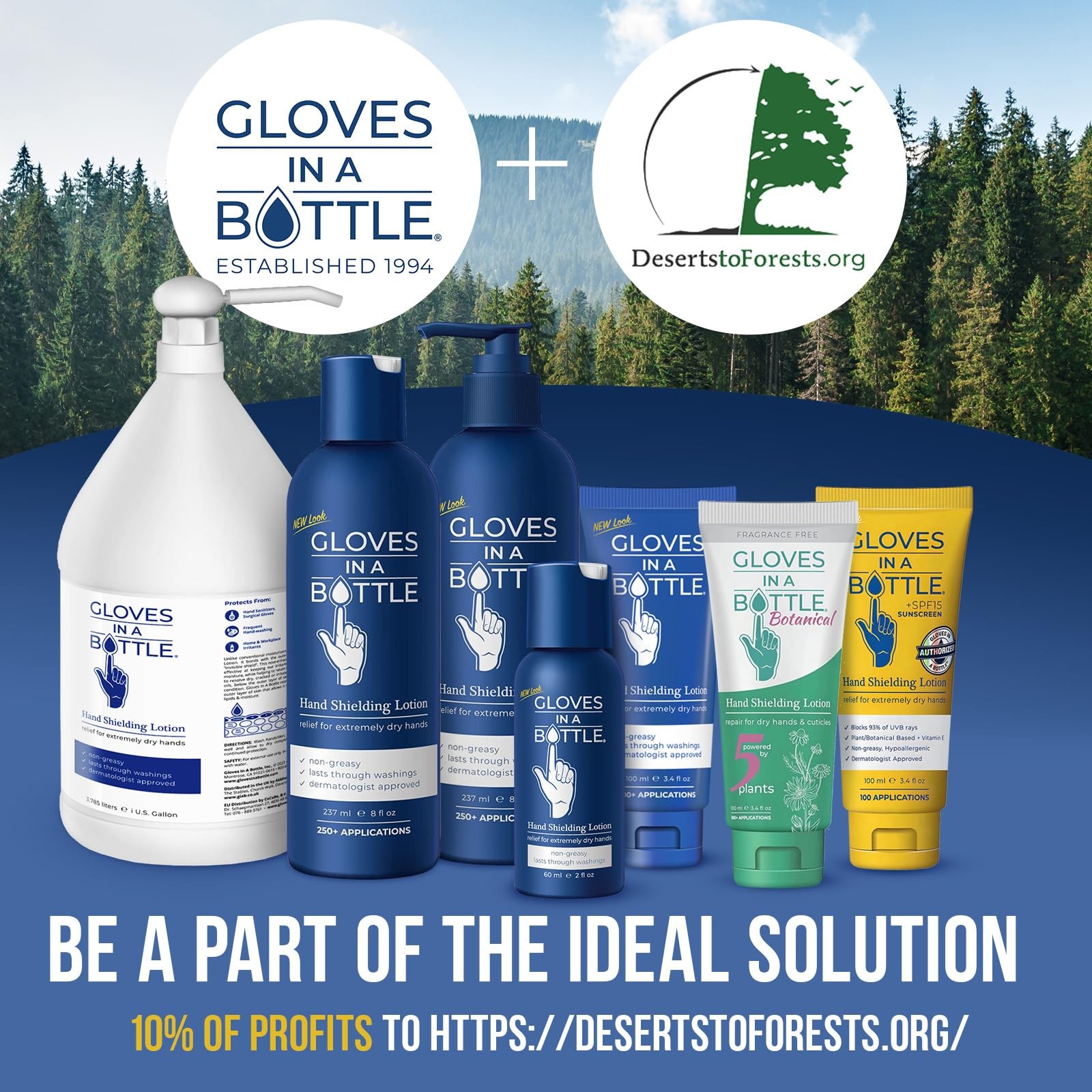 Gloves In A Bottle Shielding Lotion, Relief for Eczema and Psoriasis, 8 Fl Oz