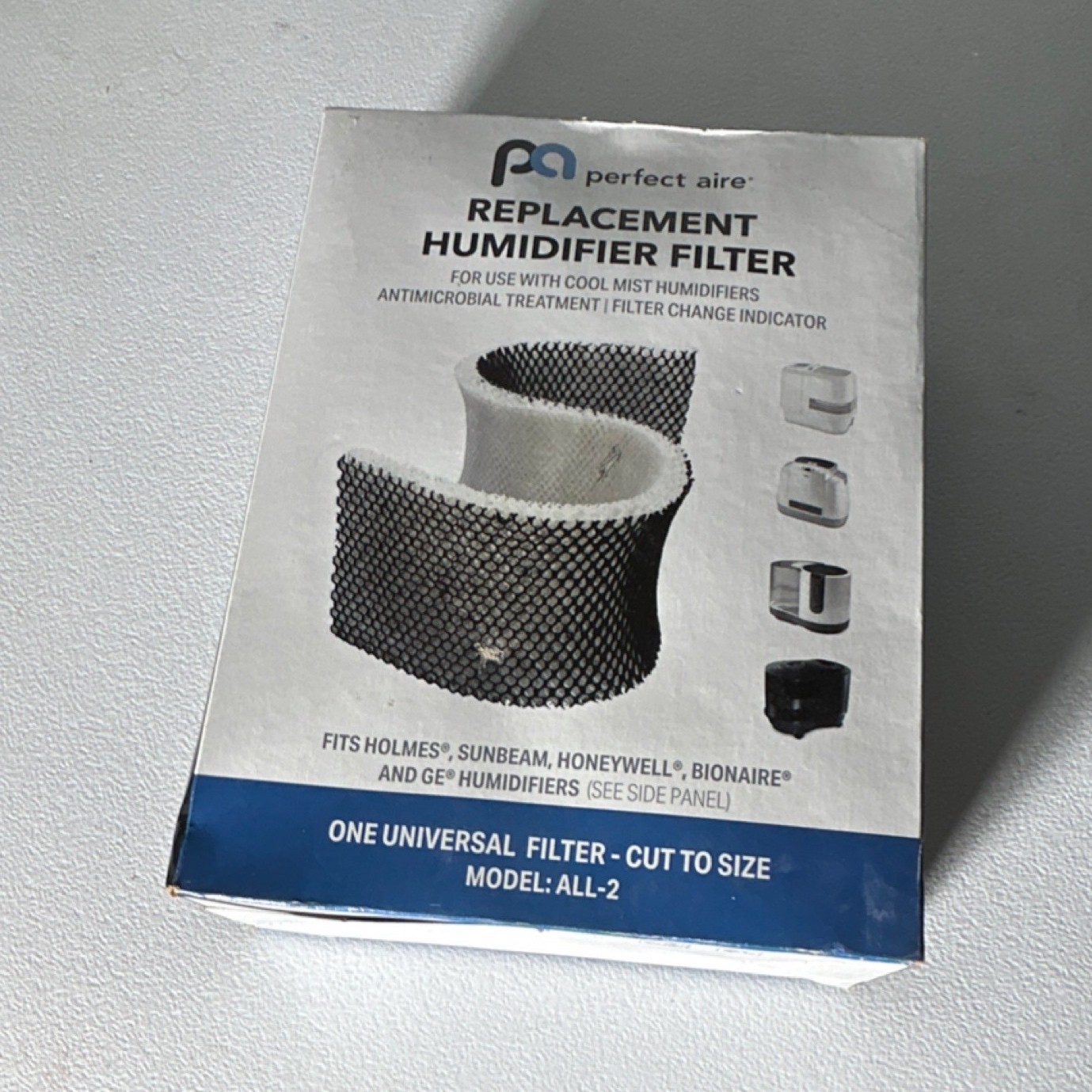 Wicks Filter Model All-2 Replacement White Black