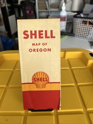Shell Map of Oregon 1950's Complete